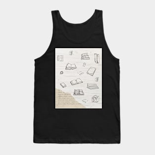 Book lover Tank Top